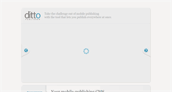 Desktop Screenshot of dittopublisher.com